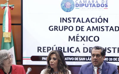 GRUPO DE AMISTAD MÉXICO-AUSTRIA FORTALECE LAZOS CULTURALES, POLÍTICOS Y ECONÓMICOS: GUTIÉRREZ LUNA